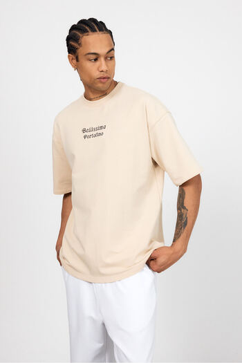 İLKCET MODA Back Print Oversize Unisex Tshirt