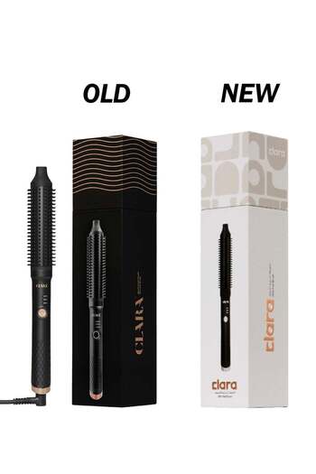 Clara Slim Hot Brush, 3-In-1 Hairstyling For Blowouts, Curls And Straight Hair, Two Functions, One D