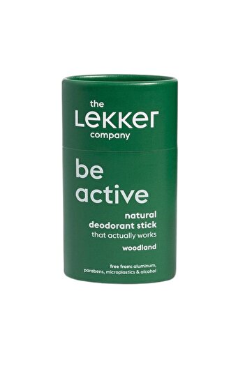 LEKKER Deodorant stick Lekker, , vegan, aluminum-free, Be active Woodland 40g (zero plastic)