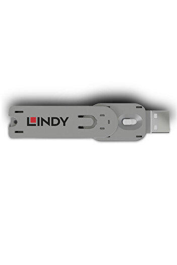 LİNDY Cabluri periferice Lindy USB Type A Port Blocker Key, alb