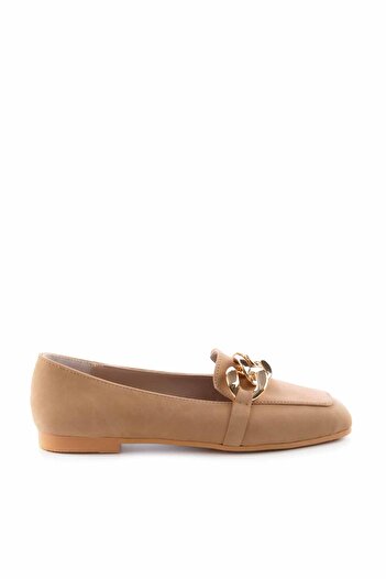 Bambi Camel Γυναικεία Loafer Παπούτσια Κ 01641165901