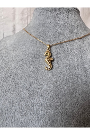 Judas Takı Sea Horse Figured Necklace