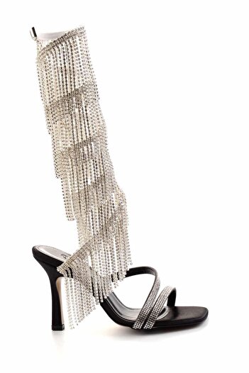 Bambi Black Leather Women's Evening Dress Shoes K05480055438