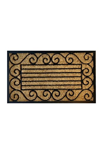 OPTIM DEKO Entrance Mat, Coconut Fiber and Rubber, RB 2598, 75x45x2 cm, Rectangular