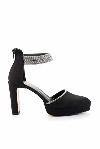 Bambi Matte Black Women's Evening Dress Shoes K01926032338