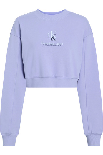 Calvin Klein Calvin Klein Women Persian Violet Shadow Graphic Crew Neck Sweatshirt