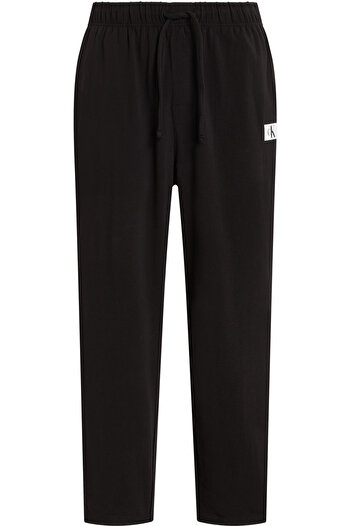 Calvin Klein Men Black Logo Detail Drawstring Waist Pyjamas