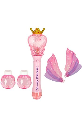 zola Balloon gun, magic wand model, 2 solution containers, battery powered, 35x36.5x7.5cm, pink