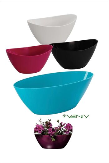 VENİV AGRİCULTURE Lüks Aranjman Kayık Saksı 3,25 L