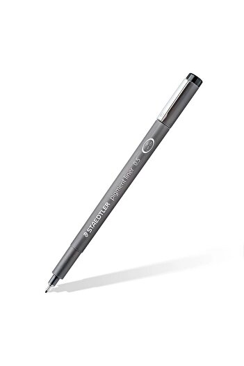 Staedtler Set of 4+2 free Staedtler black pigment liners sizes between 0.05-0.8 mm