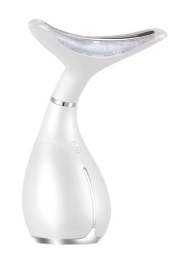 Influential Tech Multifunctional Facial Device, EMS, Heating, Photon, 650mAh, Anti-Aging, White