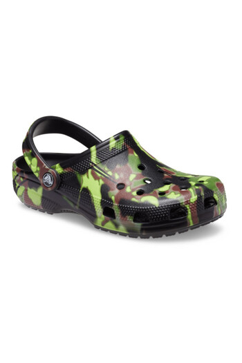 Crocs Clogs classic spray camo clog - black