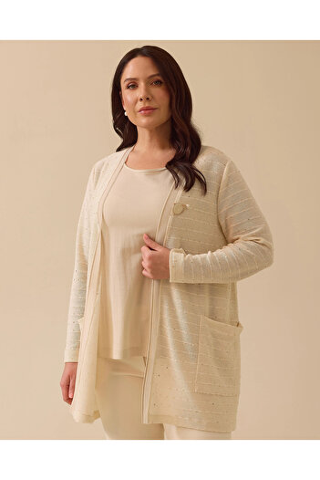 Gala-Xi Plus Size Top Set with Accessories and Underwear Blouse