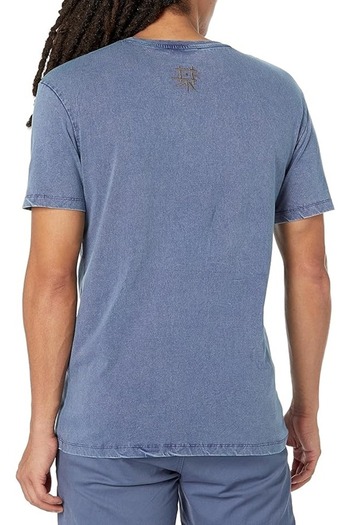 Desigual Tricou din bumbac cu buzunar Deegan, Albastru, L