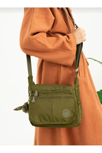 eflanmoda Water Resistant Clinker Fabric Women's Shoulder and Crossbody Bag
