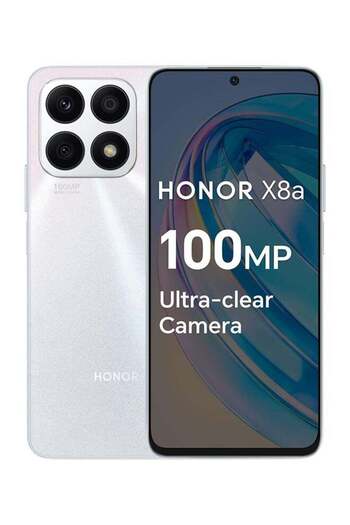 HONOR X8a Dual SIM Titanium Silver 8GB RAM 128GB 4G LTE - Middle East Version