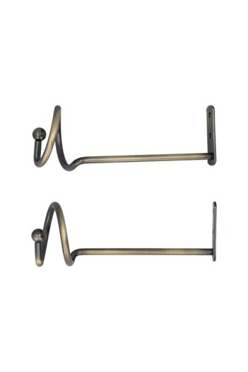 Generic Micasa 2-Piece Basic Tie Back Antique Brass