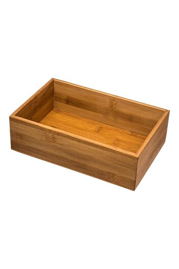 Generic Five Simply Smart High Quality SpSaving Storage Tidy Bamboo Organizer Brown