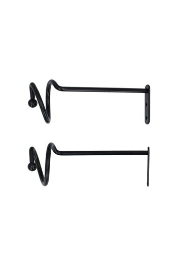 Generic Micasa 2-Piece Basic Tie Back Black