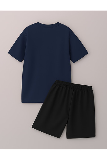 uyguntarz Unisex-Shorts-Set mit Mood-Print-Design