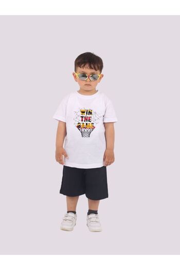 armicem Mixed Printed Men's T-Shirt & Capri Set – Colorful and Comfortable Combination