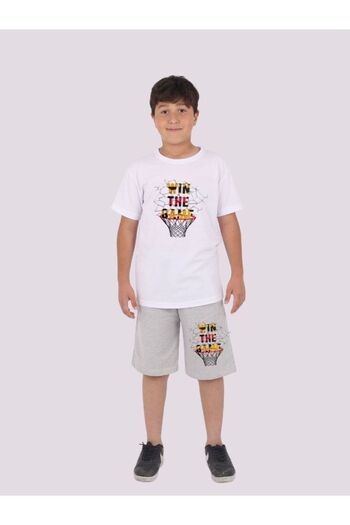 armicem Mixed Printed Men's T-Shirt & Capri Set – Colorful and Comfortable Combination