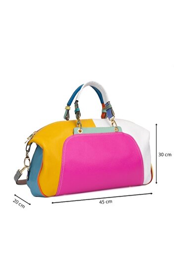 OEM Leather Handbag, 45x20x30cm Premium Ivo, Multicolor