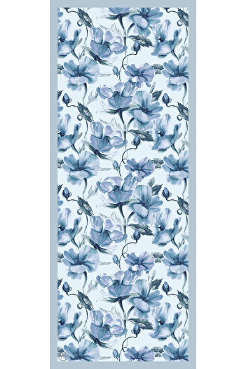 tuaipek ȘAL DE PERLE din mătase organică de viscoză - Motiv floral