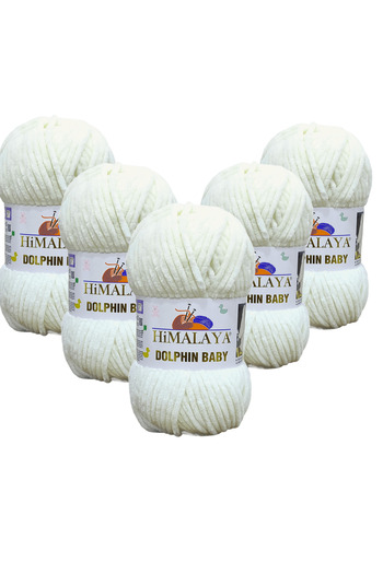 Himalaya Dolphin Baby Βελούδινη Κλωστή 5'λι ΠΑΚΕΤΟ - 80363 - 100 γρ. 120 μ.