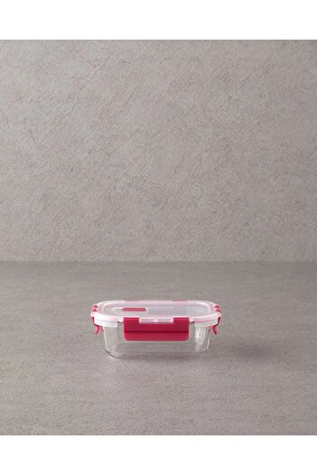 English Home Lock&Fresh Glass Storage Container Pink - 950 ml