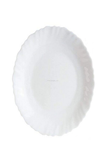 Luminarc Feston Dishwasher and Microwave Safe Dessert Plate White 19cm