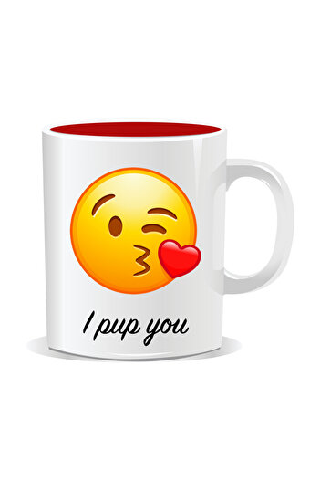 OEM Personalized mug with Emoji, I kiss you