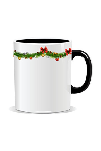 OEM Personalized Christmas mug, Beteala - Black interior