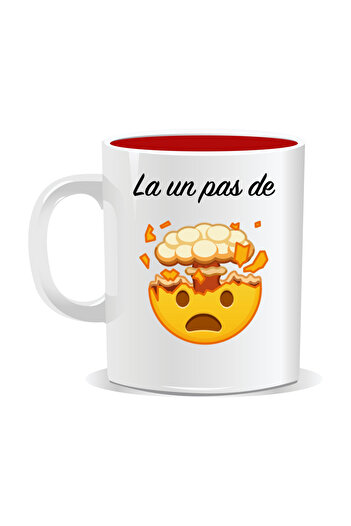 OEM Personalized mug with Emoji, One step away from burn-out
