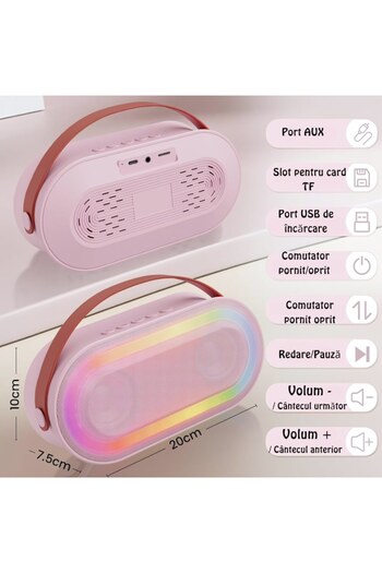 goBERA Microphone Karaoke Smart for Kids and Adults, goBERA, Wireless, Portable Bluetooth Speaker, Vocal Ef