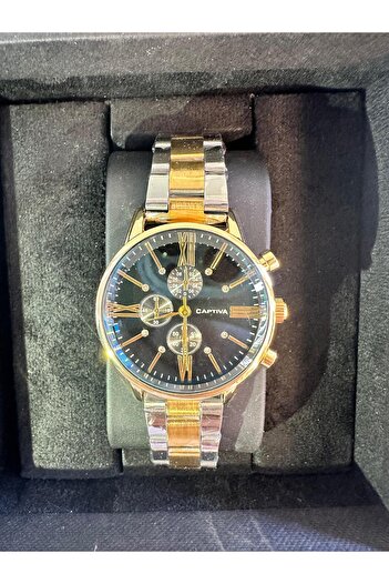 captiva Spectrum Metal Steel Full Silver Color Women Wrist Watch