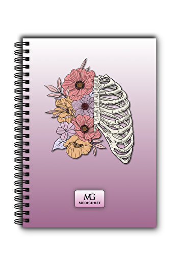 MG Medicinist Caiet Medical A5 - Torace - Foi Veline - 80 File