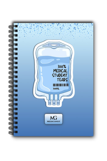 MG Medicinist Caiet Medical A5 - Medical Student Tears - Foi Veline - 80 File