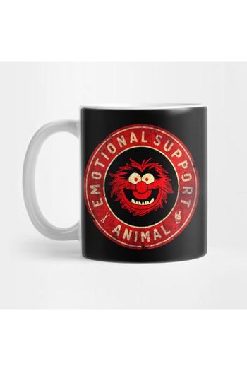 Pixxa Emotional Support Animal, Muppets Mug