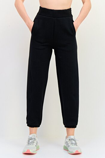 adidas Women Sportswear Fit Outdoor Sweatpants, Black