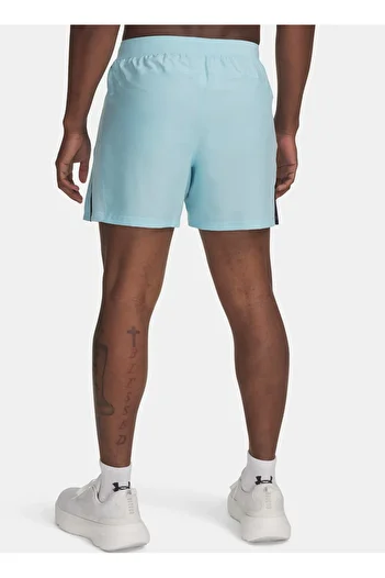 Under Armour 1382617-494 Ua Launch 5'' Shorts Fitted Light Gray Men's Shorts