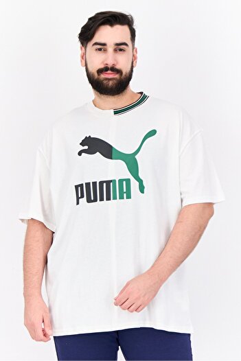 Puma Men Relaxed Fit Short Sleeve Outdoor T-shirt, White
