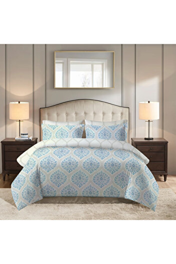 VARESSA Farisa Multicolor Print Duvet Set, Single, Double, 5 Piece Set