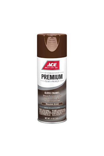ACE Premium Gloss Enamel Spray Paint Chocolate Brown