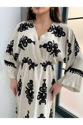 moda paketi Viscose Patterned Dress