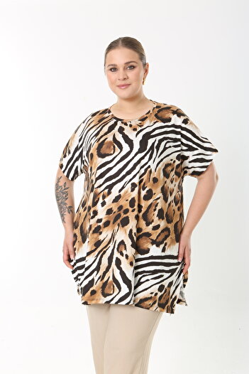 XL Modam Women's Plus Size Tunic Pants Suit