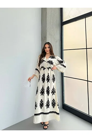 moda paketi Viscose Patterned Dress