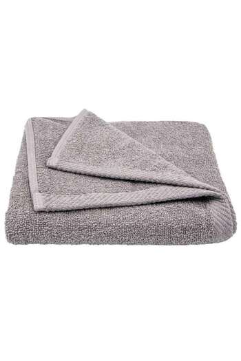 Polska Grupa Tekstylna High Quality Cotton Bizet Towel, 500 Gr/Mp, 50 X 100 Cm, Light Grey Color