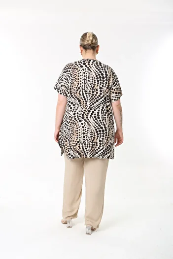 XL Modam Women's Plus Size Tunic Pants Suit