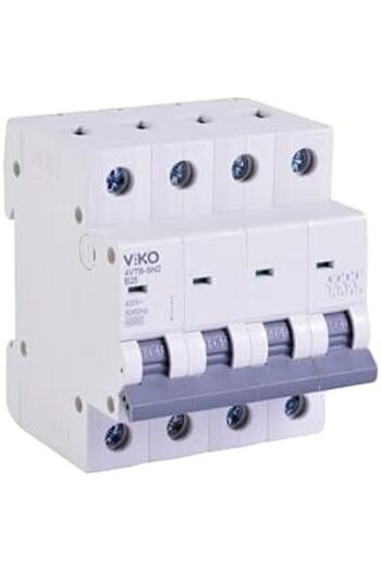 STOREMAX صمام حماية أوتوماتيكي 4VTB-4B25 من سيلبيوست، 4.5 كيلو أمبير، نوع B، 4 أقطاب، 25 أمبير، عصري 266450